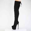 Pleaser - JUBILANT3007FS Bottes cuissardes à plateforme - Noir Product image